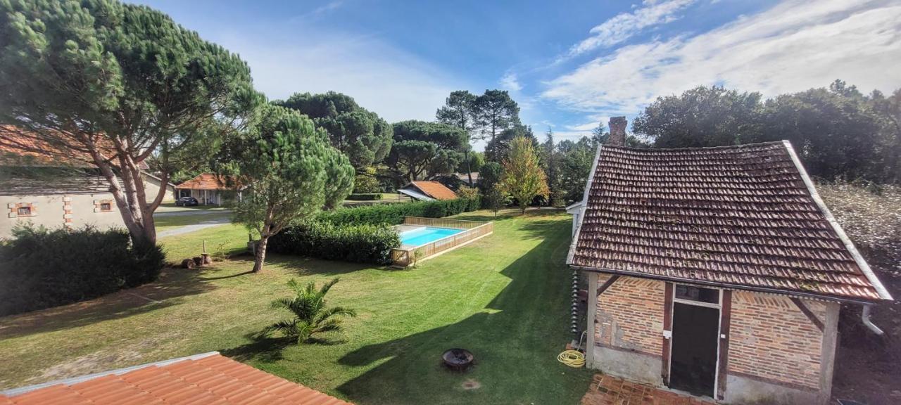 Charmante Maison Dans Les Landes X 10 Avec Piscine Et Salle D Escalade Lue Eksteriør billede
