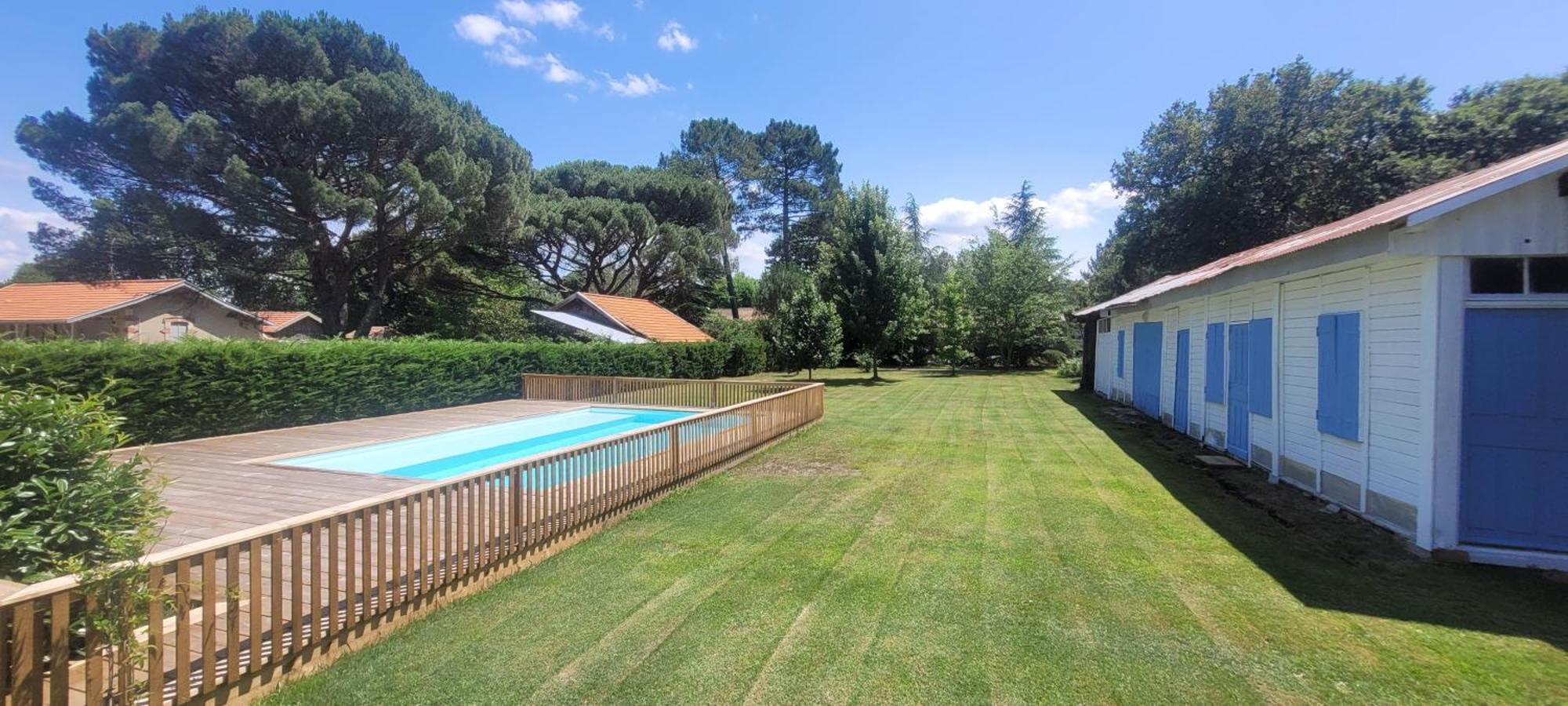 Charmante Maison Dans Les Landes X 10 Avec Piscine Et Salle D Escalade Lue Eksteriør billede