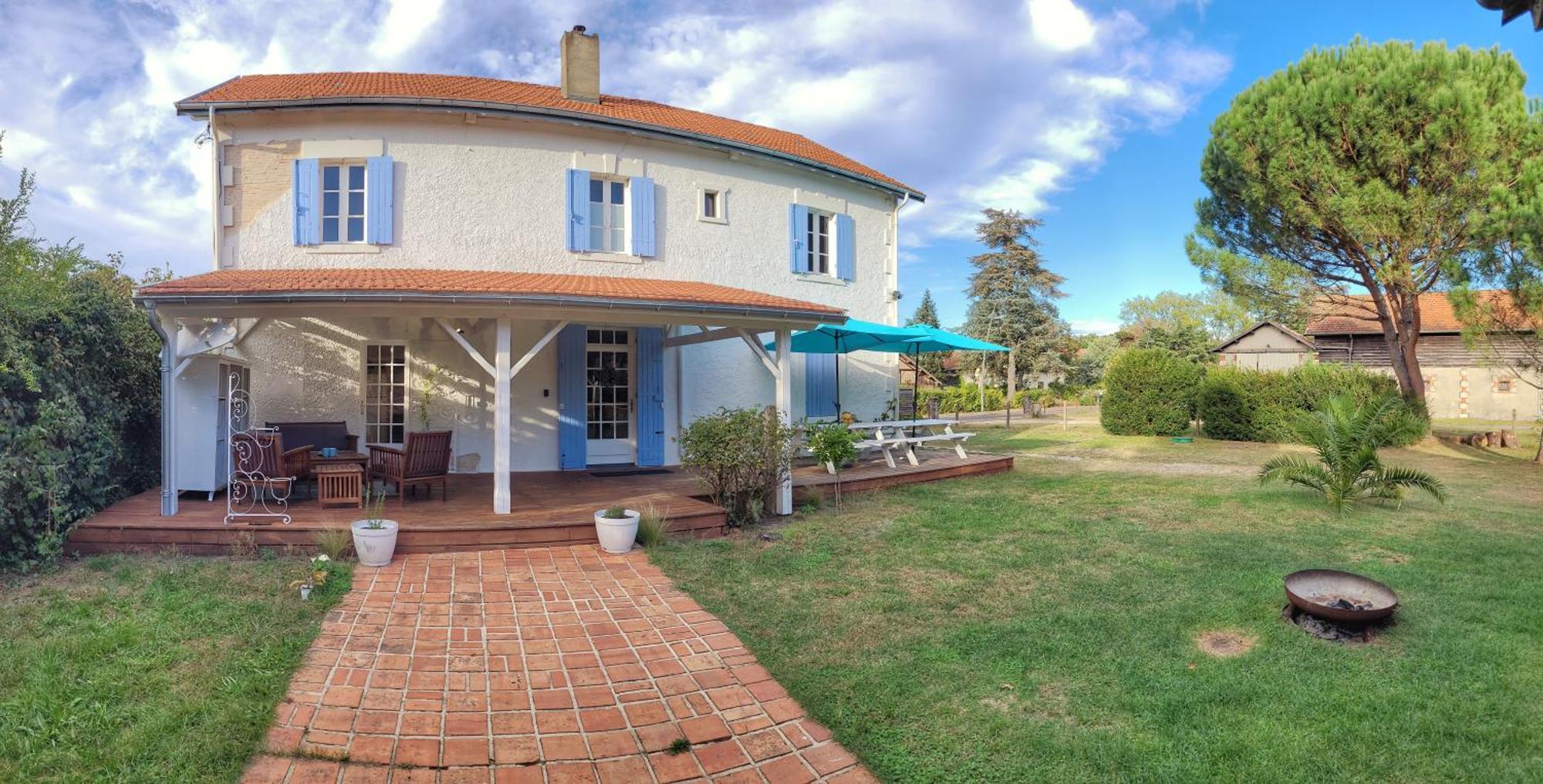 Charmante Maison Dans Les Landes X 10 Avec Piscine Et Salle D Escalade Lue Eksteriør billede