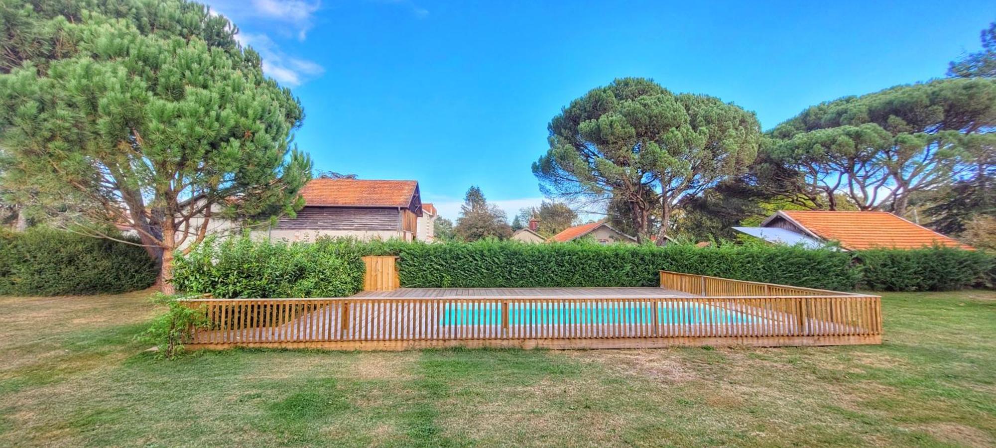 Charmante Maison Dans Les Landes X 10 Avec Piscine Et Salle D Escalade Lue Eksteriør billede