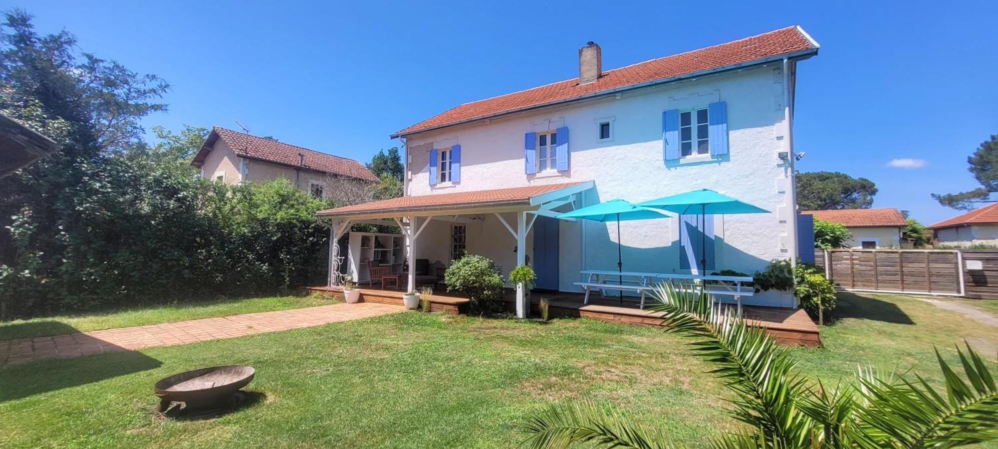 Charmante Maison Dans Les Landes X 10 Avec Piscine Et Salle D Escalade Lue Eksteriør billede